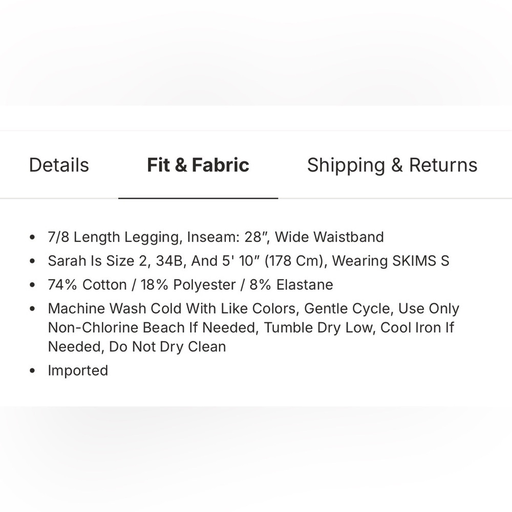 NWT | SKIMS Outdoor High-Waisted Banded Legging | Women’s Small | Onyx Black - Picture 8 of 10